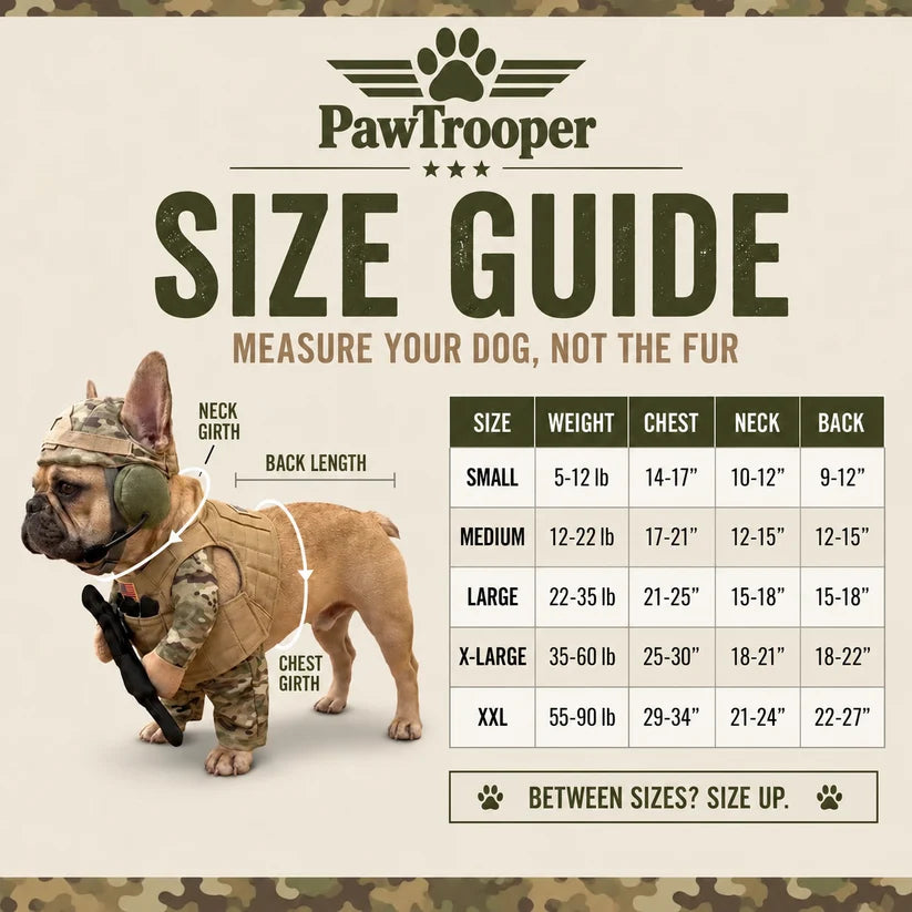 PawTrooper™- Doggy Soldier Outfit
