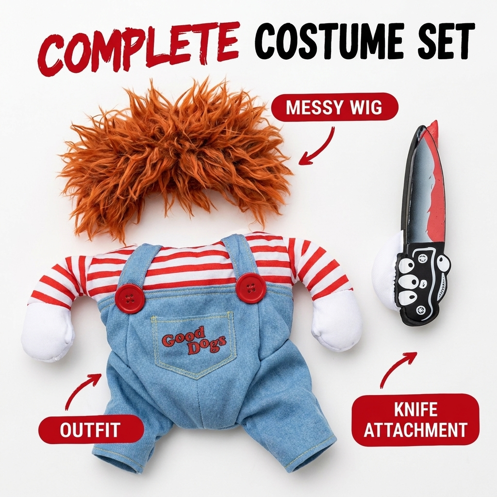 Chucky Dog Costume
